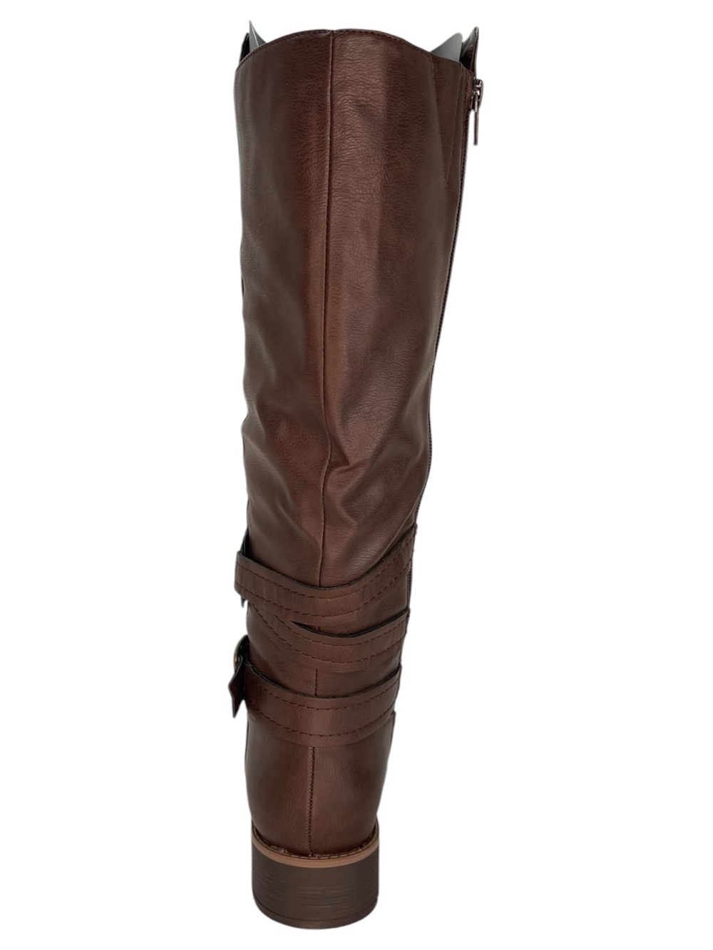 Sun + Stone Blakelyy Chocolate Faux Leather Knee High Womens Boots Size 9M - Picture 4 of 11